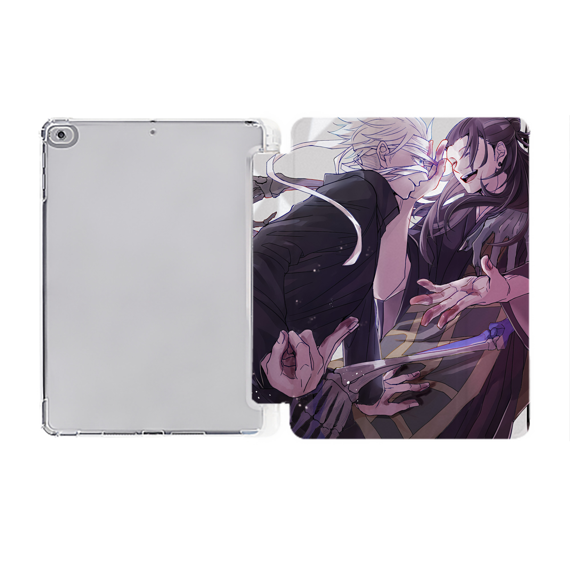 （画像用） SPY×FAMILY间谍家家酒 IPad ケース ペン収納付き 三つ折りスタンド PUレザー×シリコン 対応機種9.5/10.5/10.9インチ